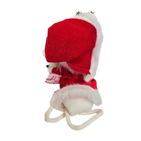 Vtg Annalee‎ Mobilitee Santa Mouse w/Gift 1994 Made in USA 6" Rare - Picture 2 of 10